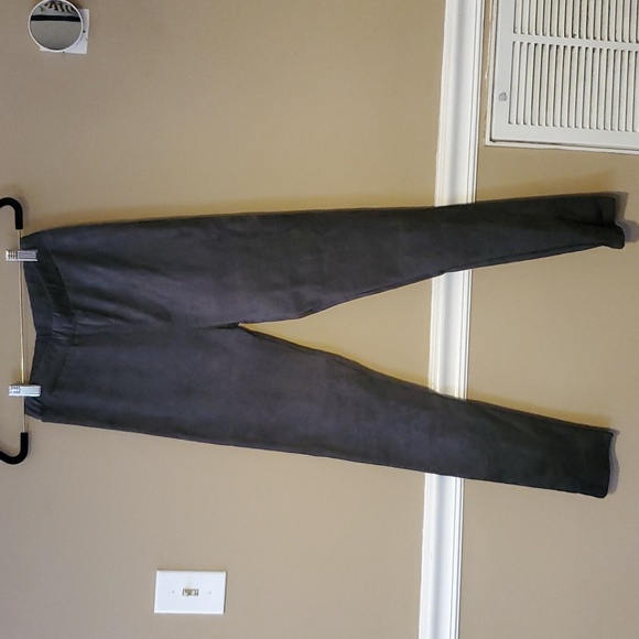 Venti6 Faux Suede Leggings In Gray Size M NWT'S - Picture 2 of 6